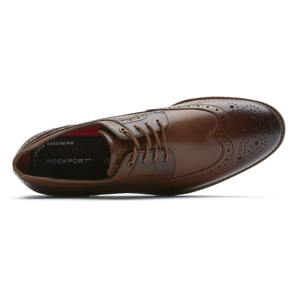 Oxfords Rockport Homem Marrom - Style Purpose 3 Wingtip - 71023TZJS